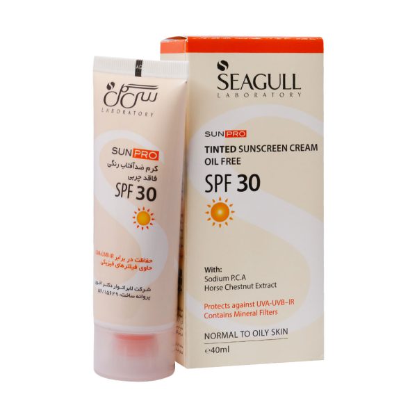 Seagull Tinted Sunscreen SPF 30 cream Oil Free 40 ml